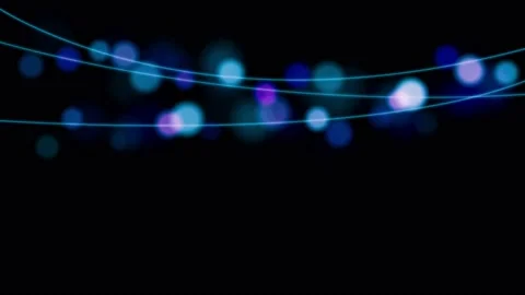 Animation light garland. Stock Footage 154152677