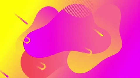 Animation of light purple yellow gradient color liquid background Stock Footage 313418091