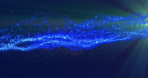Animation of light spots and trails on b... | Stock Video | Pond5