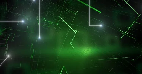 Animation of light trails and spots on b... | Stock Video | Pond5