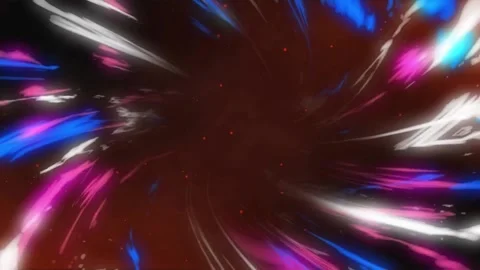 Animation of light trails and spots on r... | Stock Video | Pond5