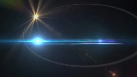 Animation of light trails and spots on b... | Stock Video | Pond5