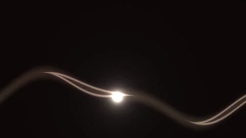 Animation of light wave moving across a dark background Stock Footage 338329937