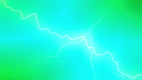 Animation lightning on black background.... | Stock Video | Pond5