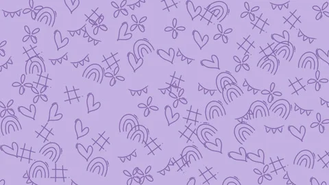 Animation Lineart Seamles Pattern Background 4 Stock Footage 319890604