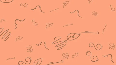 Animation Lineart Seamles Pattern Background 6 Stock Footage 319890624