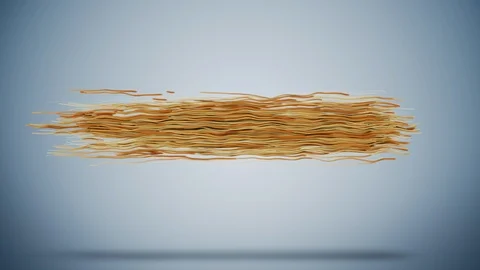 Animation of lines from particles with wave and turbulence effect Stock Footage 115111071