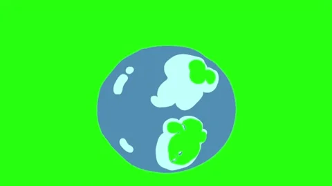 Animation liquid effect on green screen ... | Stock Video | Pond5