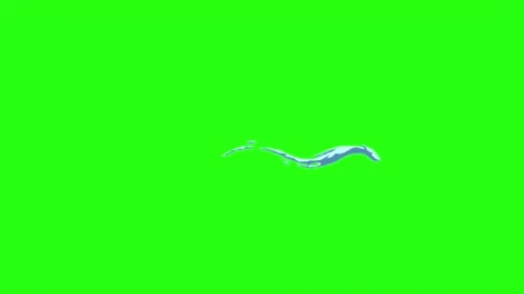 Animation liquid effect on green screen ... | Stock Video | Pond5
