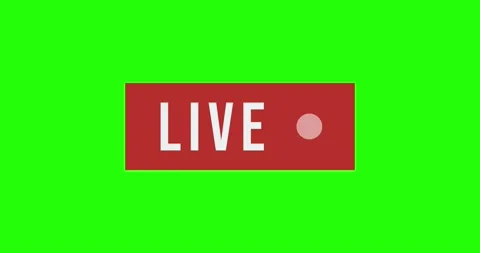 Animation of live broadcast on social networks Stock Footage