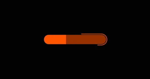 animation of loading bar downloader | Stock Video | Pond5