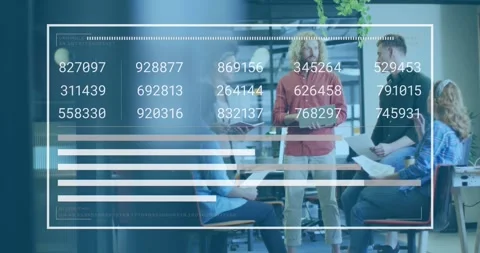 Animation of loading bar, graph and chan... | Stock Video | Pond5