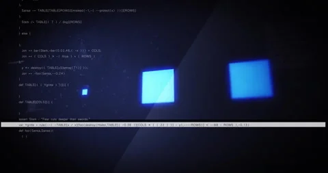 Animation of loading bar over data processing Stock Footage 308994032