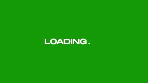 Animation of loading on chroma key background Vídeo Stock 329398413