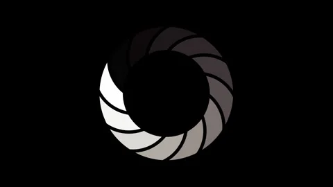 Animation - loading circle icon on black background. 4K video. Stock-Footage 196528558