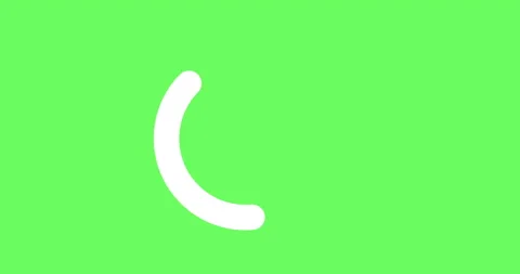 Animation - loading circle icon on green background. Stock-Footage 92405661