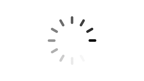 animation - loading circle icon on white... | Stock Video | Pond5