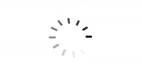 Animation - loading circle icon on white background with alpha channel. 4K Stock Footage 77162322