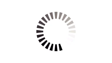animation - loading circle icon on white... | Stock Video | Pond5