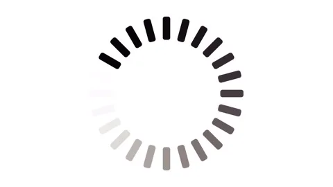Animation - loading circle icon on white background with alpha channel. 4K video Stock-Footage 196542085