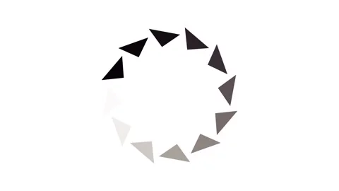 Animation - loading circle icon on white background with alpha channel. 4K video Stock-Footage 196542116