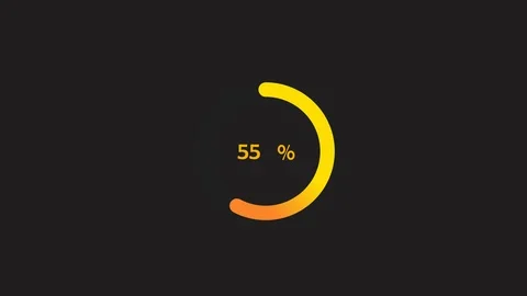Animation Loading Circle Ring. Stock Footage 107126079