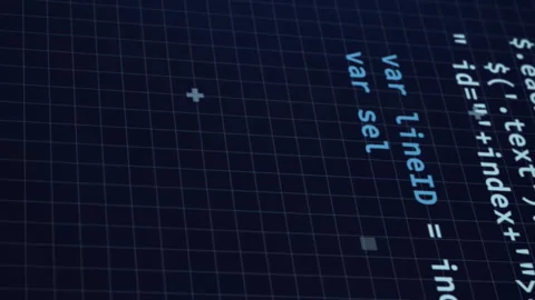 Animation of loading circles, computer language and circuit board pattern over Stock Footage 312899368