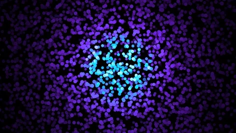 Animation for logo creation. Animation. Abstract background with colored dots Stock Footage 122444401