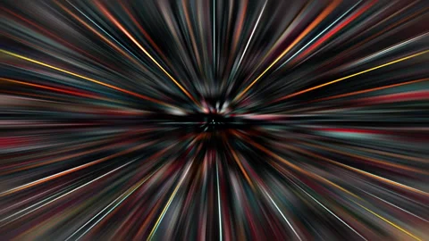 Animation loop of beautiful multicolored speed light radial shine rays 스톡 동영상 272146674