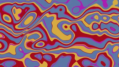 Animation loop colored motion background texture art design video Stock Footage 251737342