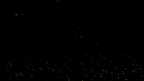 Animation loop glow orange bokah bubble particles flow up Stock Footage 284650821