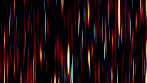 Animation loop gold light flickering vertical lines. Abstract CG Animation tw Vidéo 275247519