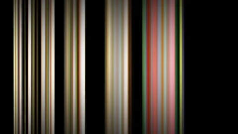 Animation loop multicolored vertical lines moving black abstract background Stock Footage 301414845