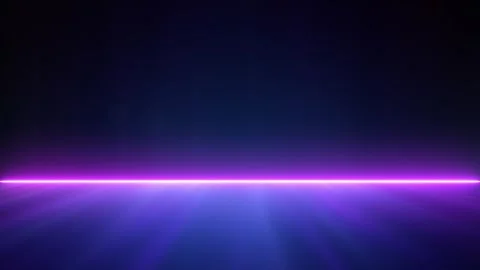 Animation loop technology multicolored light horizontal lines wave animation. Ab Stock-Footage 254883399