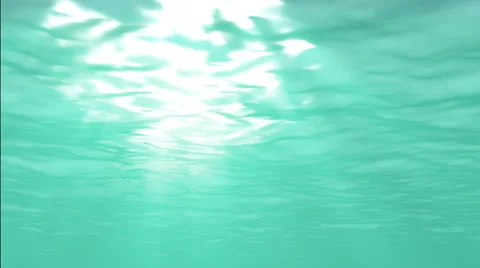 Animation, Loopable turquoise green Underwater, HD Stock Footage 40426771