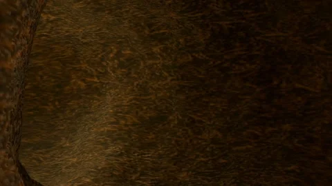 Animation of looping inner dirt tunnel underground Stock Footage 280402408