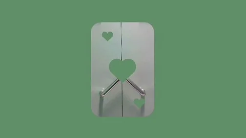Animation of love card Video stock 129681194