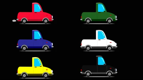  Animation machine with alpha channel Stock Footage 87248009