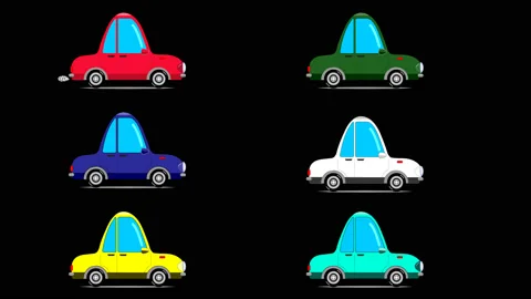  Animation machine with alpha channel Stock Footage 87248023