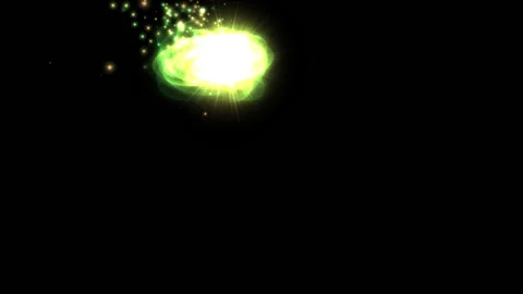 Animation - Magic heal motion graphics on black background Stock Footage 221571568