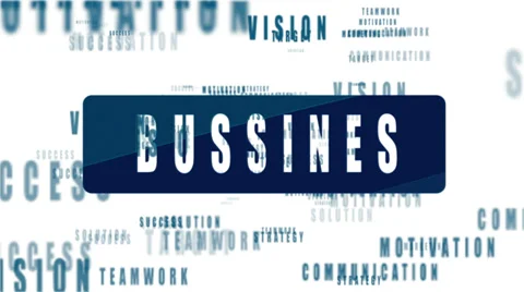 Animation marketing words Video stock 33846448
