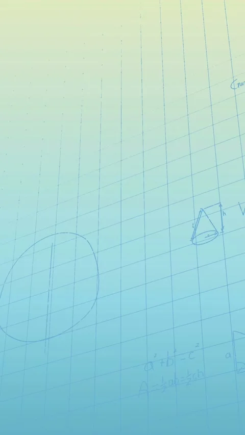 Animation of mathematical data processing over blue background Stock Footage 319974853