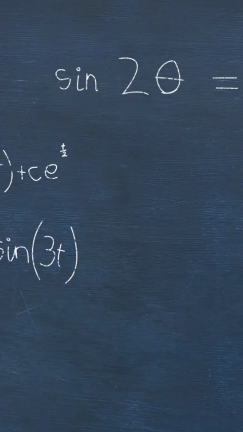 Animation of mathematical data processing over blue background Stock Footage 321111535