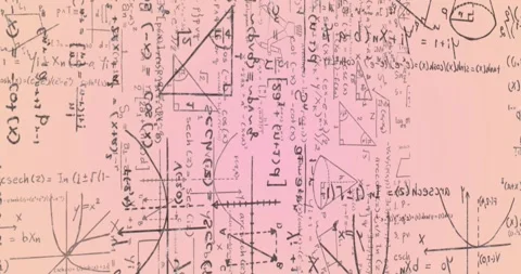 Animation of mathematical equation and d... | Stock Video | Pond5
