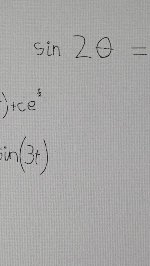 Animation of mathematical equation and drawings over white paper Stock Footage 343955270