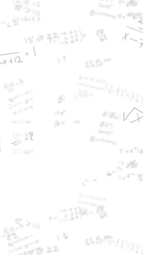 Animation of mathematical equations and formulas scattered on white background Stock Footage 344404278