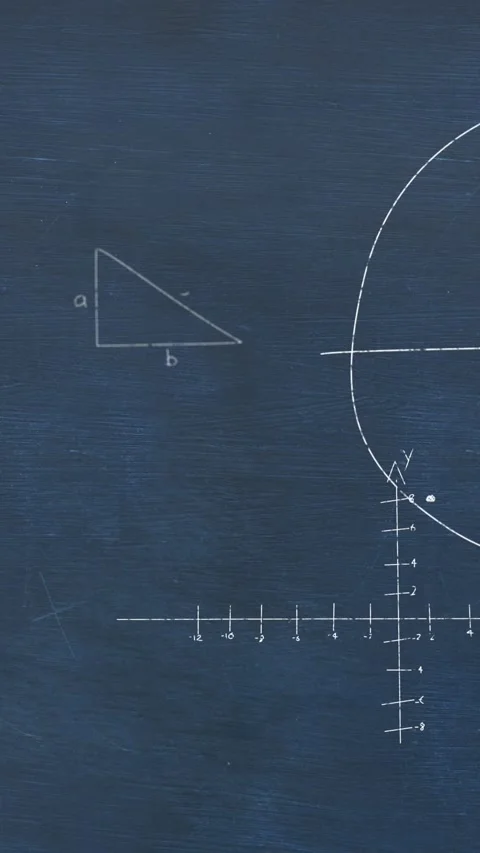 Animation of mathematical equations and formulas floating against blue Video stock 344766026