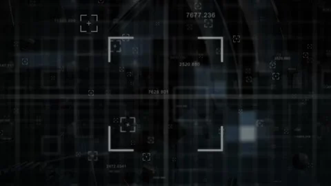 Animation of mathematical equations on black background Stock Footage 328466070