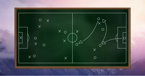 Animation of mathematical equations on blue background Stock Footage 329853986
