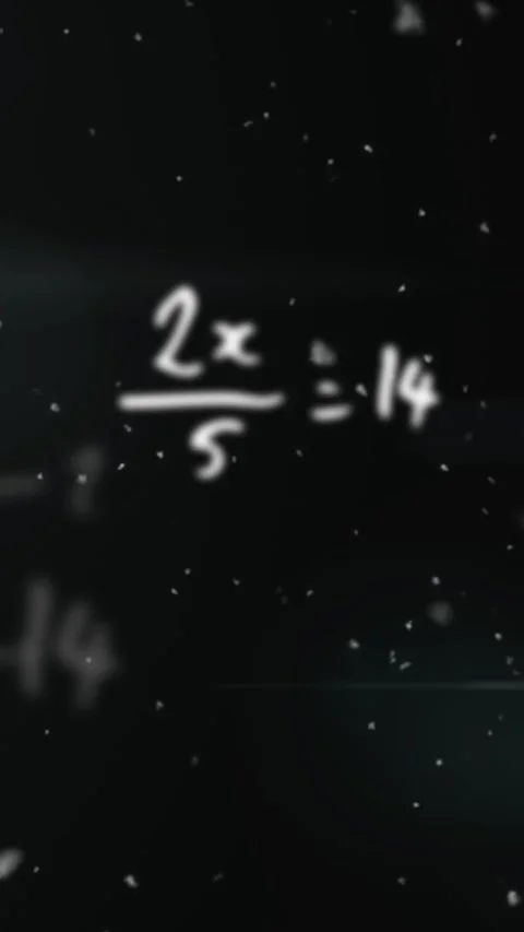 Animation of mathematical equations, light spot and white particles against Stock Footage 344774877